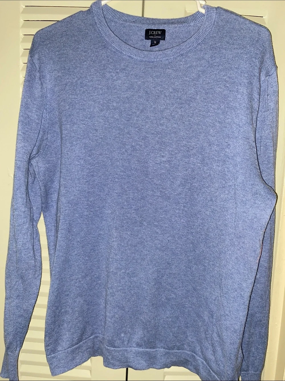 J. Crew • 100% Cotton • Blue • Crewneck Sweater - Picture 4 of 5